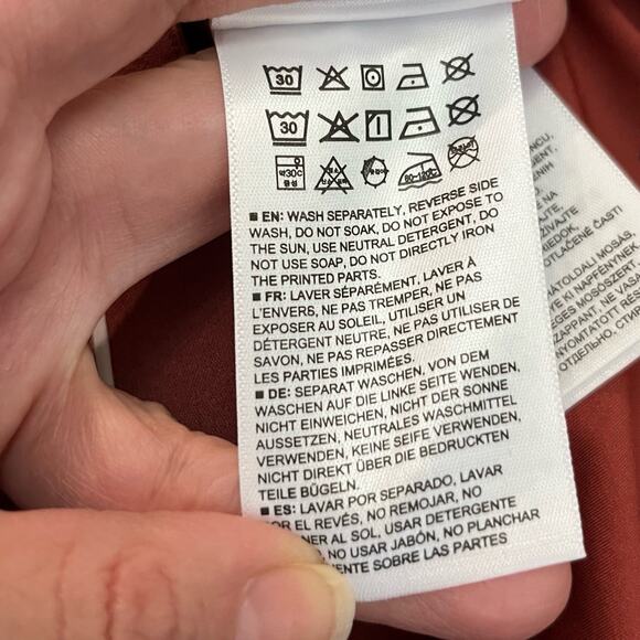 Wilson Pleated Court Shorts Small Tennis Pickleball Preppy Logo Layered Red Clay - Picture 11 of 11